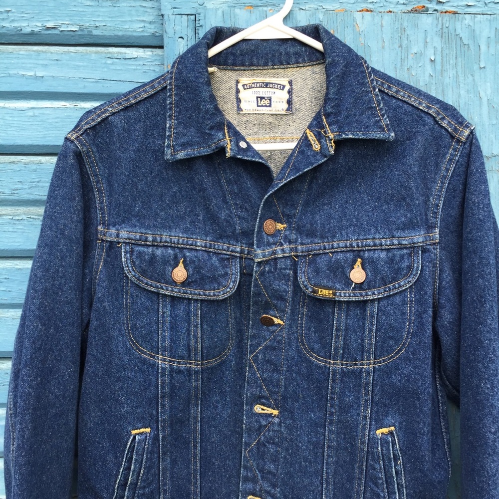 Vintage Made in USA Lee Denim Jacket Size Small